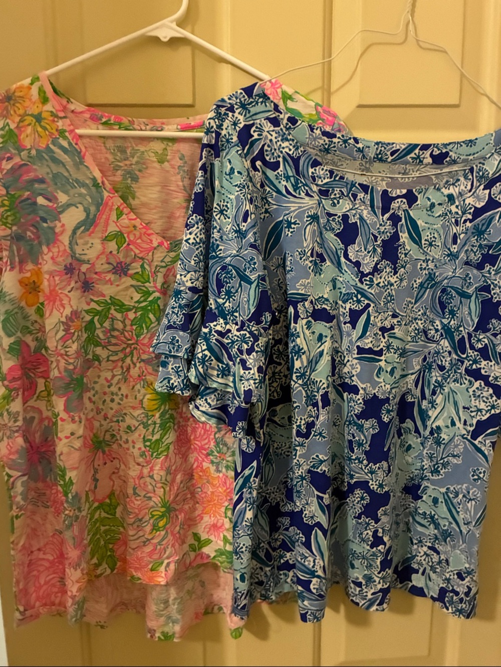 Lilly Pulitzer Women's cotton Tops L/ XL